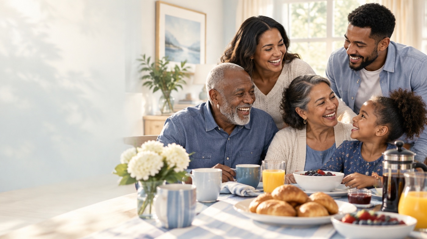 Happier living at home