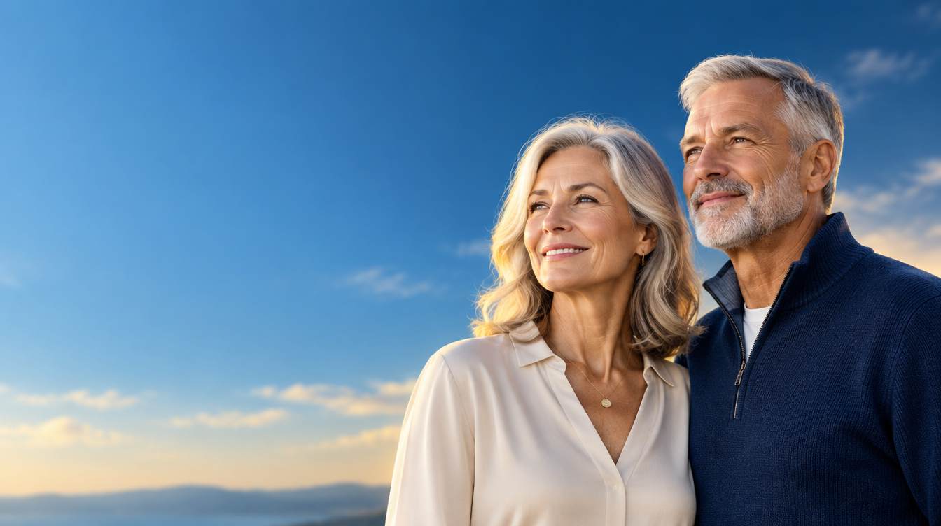 A couple enjoying healthy life at home
